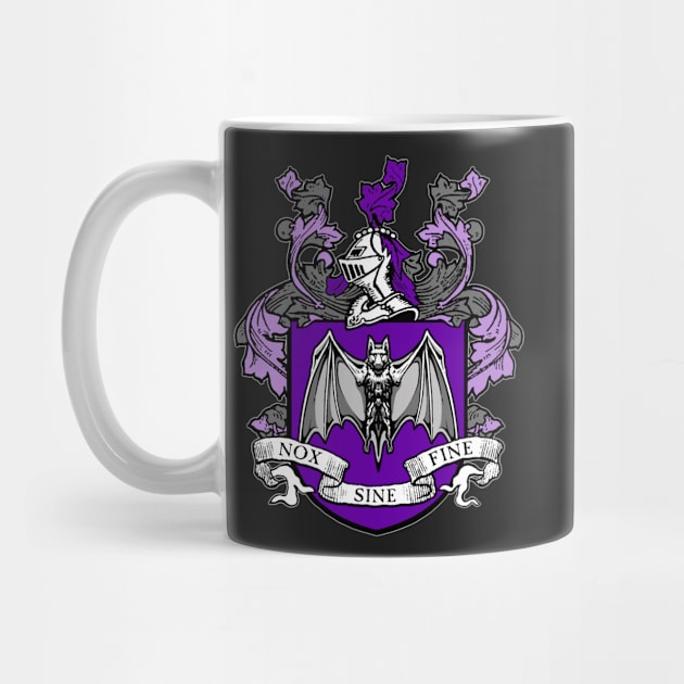 Bat Crest (Purple) by artofadornment